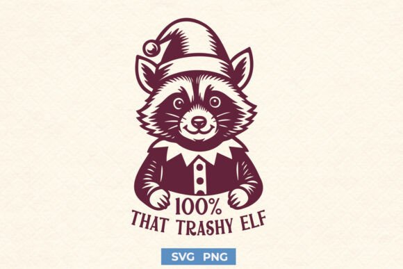 100 That Trashy Elf SVG – Funny Raccoon Review