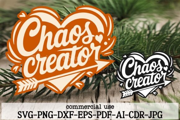 Chaos Creator SVG: A Playful Fit for Toddler Embroidery
