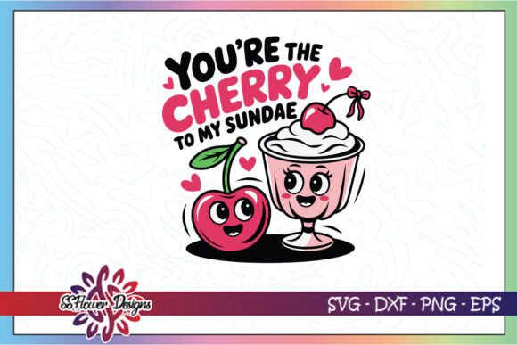 Cherry to My Sundae Funny Valentine SVG Review for Real Embroidery Use