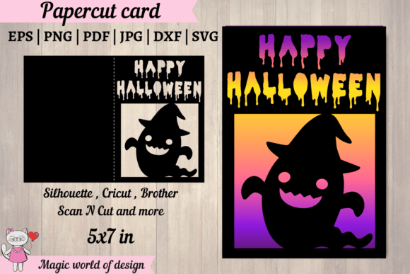 Funny Ghost Svg, Happy Halloween Layered