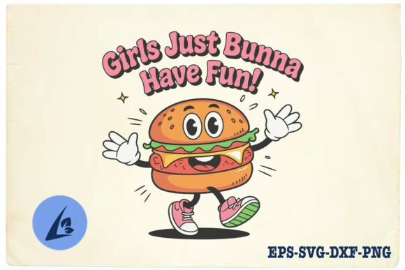 Girls Bunna Have Fun Funny Burger SVG Review
