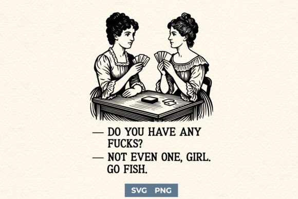 Go Fish Sass SVG – Funny Vintage Women Review