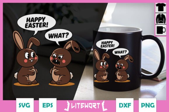 Happy Easter What Funny Season SVG