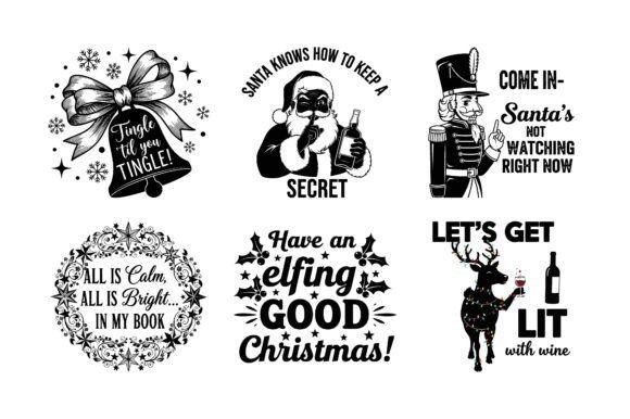 Party Funny Christmas SVG Bundle Get Li