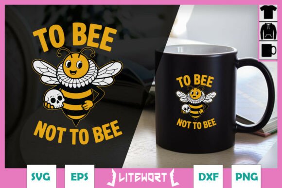 To Bee or Not to Bee Funny Animal SVG